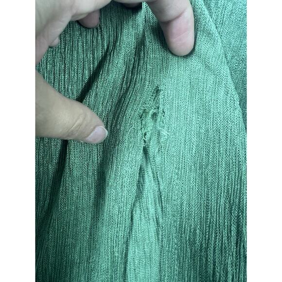 ASOS Design Green Cut Out Maxi Dress Halter Size 6 Resortwear Vacation Beach - Picture 5 of 12